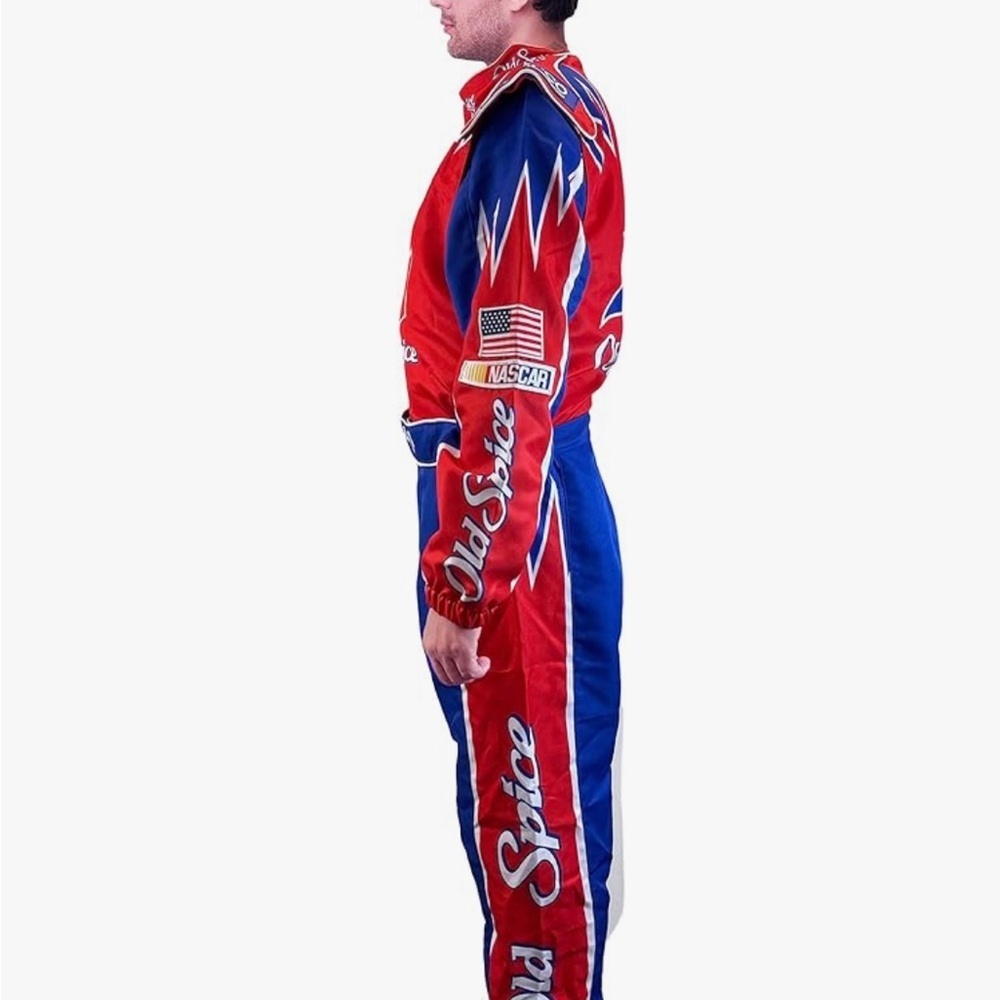 Red & Blue Racing Suit - Men - Picture 3 of 10